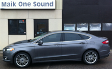Ford Fusion with professional window tint in North Bay