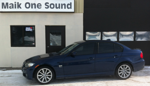BMW with professional window tint in North Bay